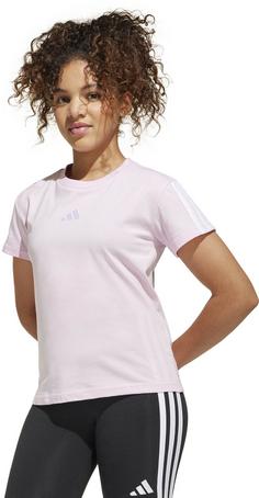 Rückansicht von adidas ESSENTIALS T-Shirt Kinder clear pink-white