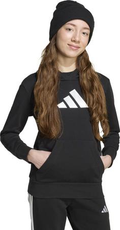 Rückansicht von adidas EVERYDAY GLAM Hoodie Kinder black