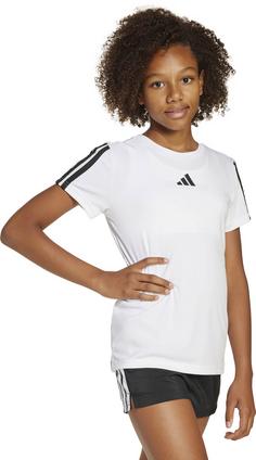 Rückansicht von adidas JG TR-ES 3S TEE Funktionsshirt Kinder white-black