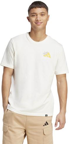 Rückansicht von adidas Cheese T-Shirt Herren off white