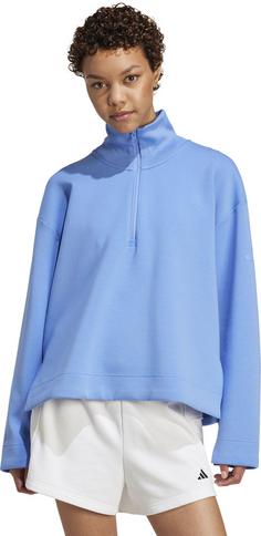 Rückansicht von adidas All Szn Sweatshirt Damen blue fusion