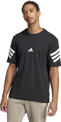 Rückansicht von adidas Future Icons 3S T-Shirt Herren black