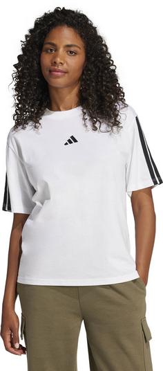 Rückansicht von adidas 3S T-Shirt Damen white