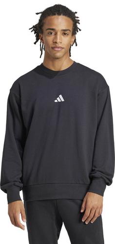 Rückansicht von adidas Feelcozy Sweatshirt Herren black-white