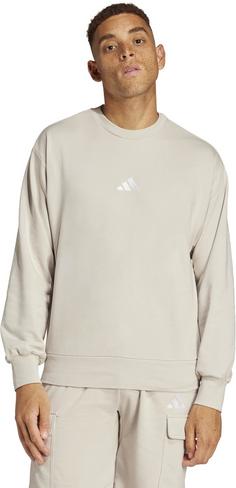Rückansicht von adidas Feelcozy Sweatshirt Herren wonder alumina-white
