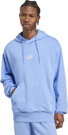 Rückansicht von adidas M FEELCOZY HD Hoodie Herren blue fusion-white