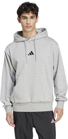 Rückansicht von adidas M FEELCOZY HD Hoodie Herren mgreyh-black