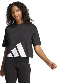 Rückansicht von adidas T-Shirt Damen black-white
