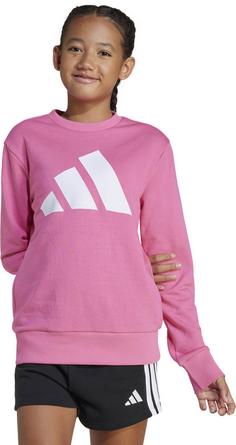Rückansicht von adidas ESSENTIALS Sweatshirt Kinder pink fusion-white