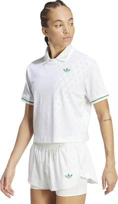 Rückansicht von adidas Pro Tennis Polo Damen white