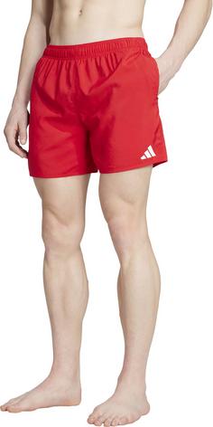 Rückansicht von adidas ESS SH 5IN Badeshorts Herren better scarlet-white