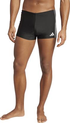 Rückansicht von adidas Kastenbadehose Herren black
