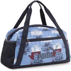 PUMA PHASE AOP Sporttasche Kinder cool blue-mid ies aop
