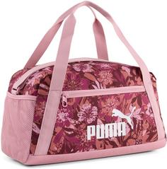 PUMA PHASE AOP Sporttasche Kinder ruby shimmer-nature aop