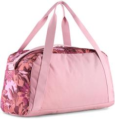 Rückansicht von PUMA PHASE AOP Sporttasche Kinder ruby shimmer-nature aop