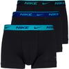 Nike EVERYDAY COTTON STRETCH Unterhose Herren - black-glacier blue-denim turquoise-black