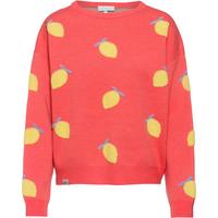Kleinigkeit Fruity Wollma Rundhalspullover Damen - peach