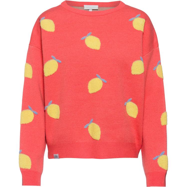 Kleinigkeit Kleinigkeit Fruity Wollma Rundhalspullover Damen - peach - 0 | SportScheck