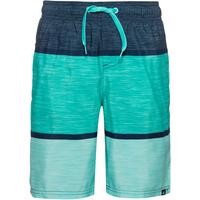 FIREFLY Lario Melange Stripe Badehose Jungen - mint dark