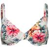 Lascana Bikini Oberteil Damen - creme print
