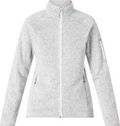 McKinley Skeena Strickfleece Damen melange-white