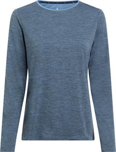 McKinley Hunu Funktionsshirt Damen melange-blue dark