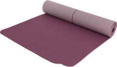 ENERGETICS PVC Free Yoga Mat 1.0 Matte lilac dark-red wine