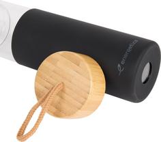 Rückansicht von ENERGETICS Glass Bottle Trinkflasche black-anthracite