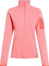 McKinley Tampo Fleeceshirt Damen - melange-red light