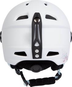 Rückansicht von McKinley Pulse JR S2 HS-016 Skihelm Kinder white-blue ice-rose