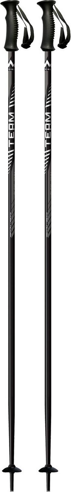 McKinley Team Skistock Kinder schwarz-silber