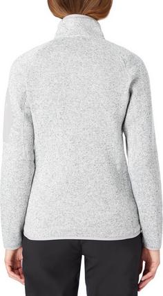 Rückansicht von McKinley Skeena Strickfleece Damen melange-white