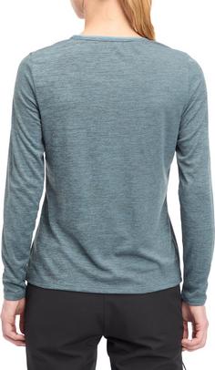 Rückansicht von McKinley Hunu Funktionsshirt Damen melange-blue dark