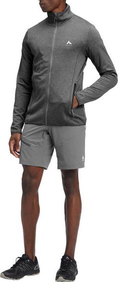 Rückansicht von McKinley Roto IV Fleecejacke Herren melange-anthracite