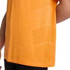 Rückansicht von ENERGETICS Tayeb Funktionsshirt Herren melange-orange dark-