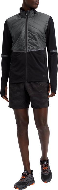 Rückansicht von ENERGETICS Bayo Laufjacke Herren black-anthracite