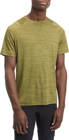 Rückansicht von ENERGETICS Ailo Funktionsshirt Herren melange-olive dark-o