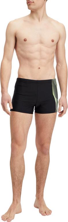 Rückansicht von ENERGETICS Norm Kastenbadehose Herren black-green lime