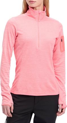 Rückansicht von McKinley Tampo Fleeceshirt Damen melange-red light