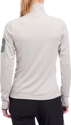 Rückansicht von McKinley Tampo Fleeceshirt Damen melange-white-green