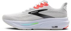 Rückansicht von Brooks Ghost 17 Laufschuhe Herren white-pink clay-gecko
