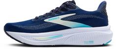Rückansicht von Brooks Ghost 17 Laufschuhe Damen navy-green-turquoise