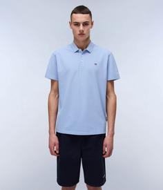 Rückansicht von Napapijri Ealis Poloshirt Herren chambre