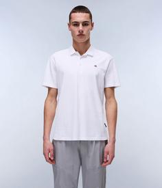 Rückansicht von Napapijri Ealis Poloshirt Herren bright white