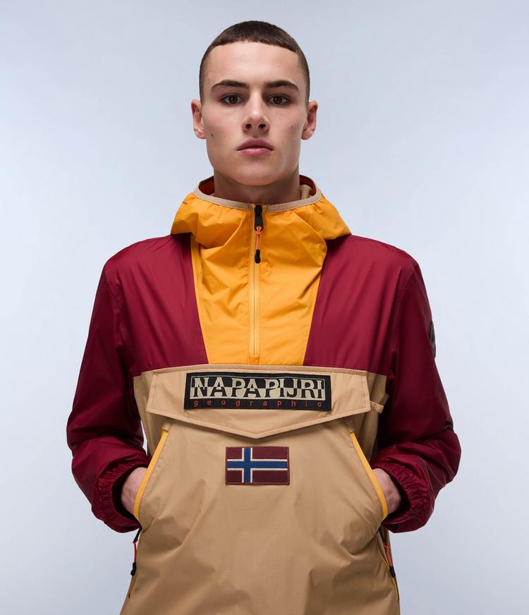 Napapijri Napapijri Rainforest V2 Windbreaker Herren - brown-red-orange - 3 | SportScheck