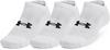 Under Armour TC 3pk No Show Socken - white