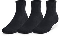 Under Armour TC 3pk Qtr Freizeitsocken black