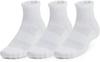 Under Armour TC 3pk Qtr Socken - white