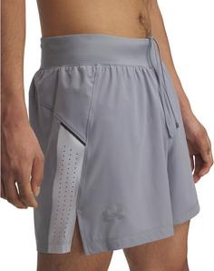Rückansicht von Under Armour LAUNCH ELITE Funktionsshorts Herren gray