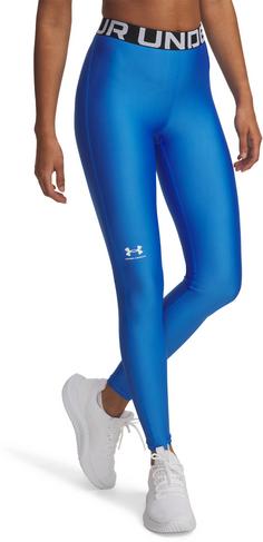 Rückansicht von Under Armour Heatgear Authentics Tights Damen blue